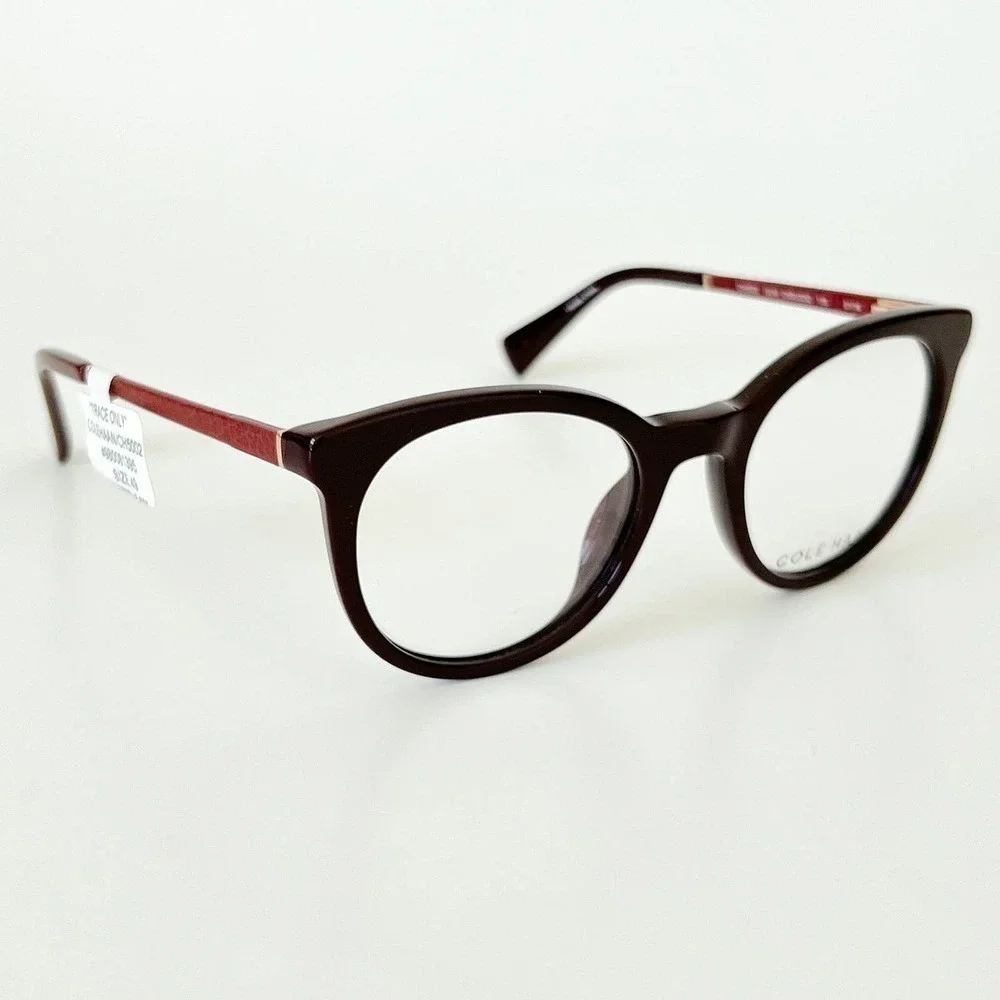 COLE HAAN Eyeglasses CH5002 (604) OXBLOOD New!